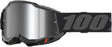 100% Motocrossbrille Accuri 2 Black - Mirror Silver Lens