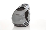 Motocrosshelm 6D ATR-3 Pure Gloss Weiß, stabiler 6D Helm mit glänzendem weißen Finish, für sicheren Schutz beim Offroad-Fahren