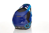 Motocrosshelm 6D ATR-3 Pure Gloss Deep Blue, glänzendes Deep Blue Design, robuste Bauweise, für sicheren Schutz beim Offroad-Fahren