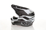 Motorradhelm 6D ATR-3 Rival in mattem Weiß, leichtes Motocross-Helm mit visier und Belüftungsöffnungen