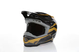 Motocrosshelm 6D ATR-3 Rival Gloss Gold mit modernem Design und aerodynamischer Form, glänzende goldene Oberfläche.