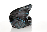 Schwarzer 6D ATR-3 Reflex Gloss Motocrosshelm mit visier und Belüftungsöffnungen, sicherer Schutz für motocross Fahrer