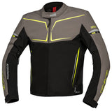 iXS Sport Jacke TS-Pro ST+ in schwarz-grau-fluo gelb, touring Jacke mit reflektierenden Elementen und sportlichem Design