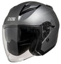 Graue iXS Jethelm iXS868 SV mit matt Finish, sichtbare Belüftungsöffnungen und komfortabler Passform, ideal für Motorradfahrer