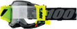 100% Motocrossbrille Accuri 2 Forecast Black - Clear Lens