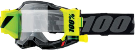 100% Motocrossbrille Accuri 2 Forecast Black - Clear Lens
