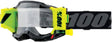 100% Motocrossbrille Accuri 2 Forecast Black - Clear Lens