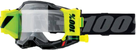 100% Motocrossbrille Accuri 2 Forecast Black - Clear Lens