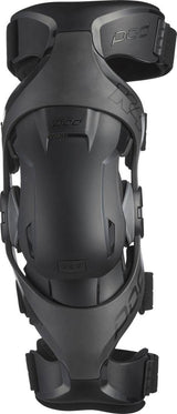 Schwarze POD Knieorthese K4 2.0 mit verstellbarem Band für Stabilität und Unterstützung bei Knieverletzungen.