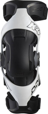 Weißes POD Knieorthese K4 2.0 für stabile Unterstützung am Knie, mit verstellbaren Riemen und ergonomischem Design.