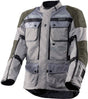 Leichte iXS Tour LT Jacke Montevideo-Air 2.0 in Hellgrau und Dunkelgrau, Adventure-Jacke für Outdoor-Aktivitäten