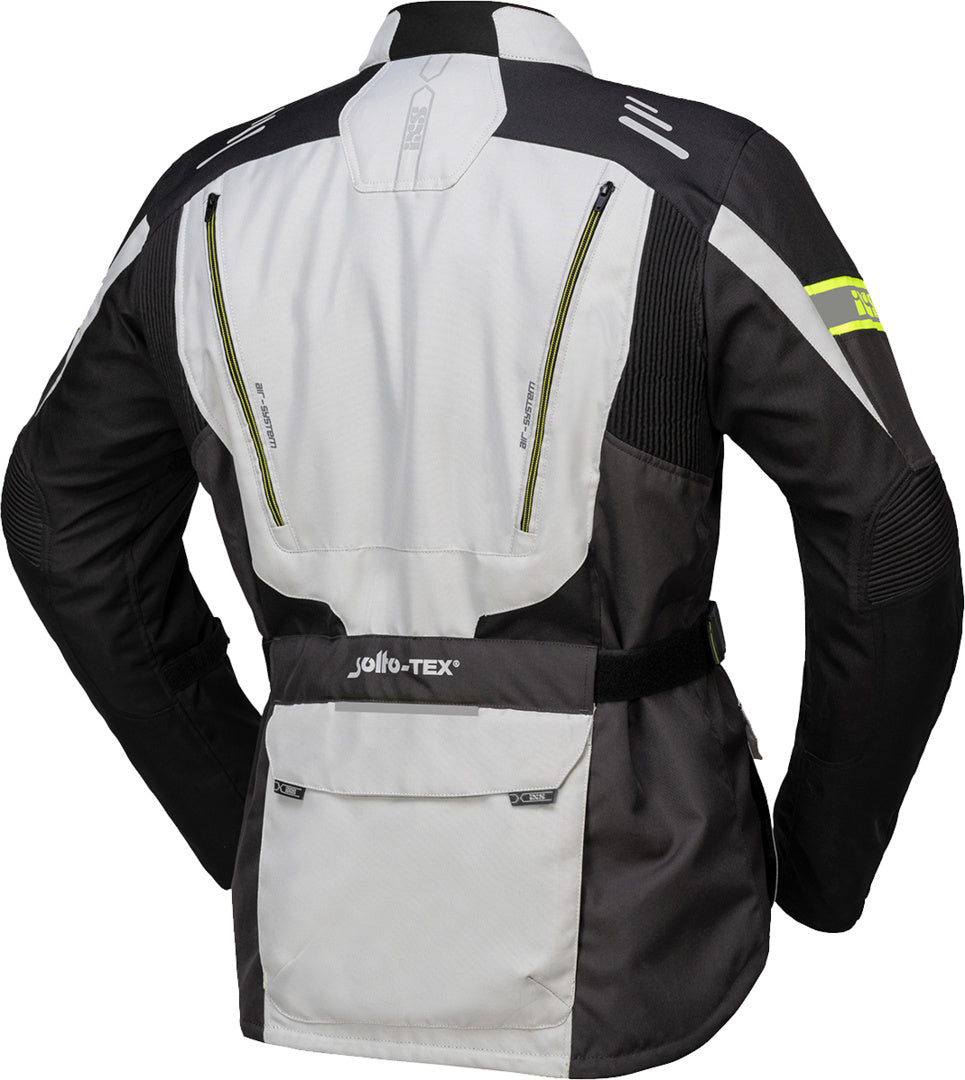 iXS Tour Jacke Lorin-ST grau-schwarz-gelb neon