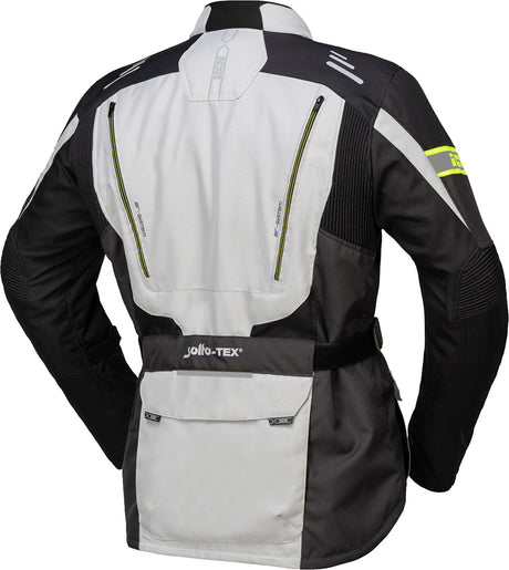 iXS Tour Jacke Lorin-ST grau-schwarz-gelb neon