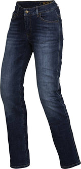 Blaue iXS Damen Cassidy Jeans Classic AR Hosen-Classic, eng anliegend, mit sichtbaren Nähte und Taschen.