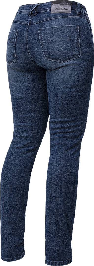 iXS Classic Damen AR Jeans 1L, gerade blaue Denim-Hose, klassische Passform, sichtbarer Hosenschlitz und Nähte