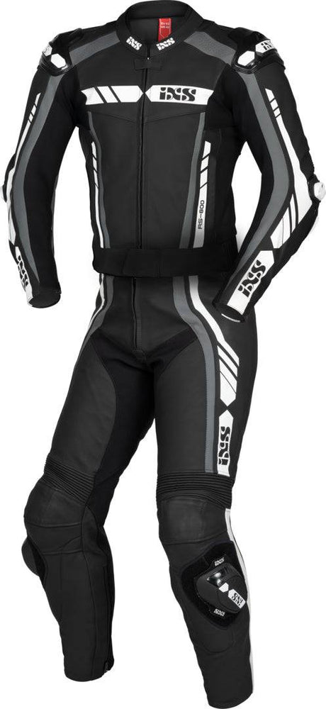 iXS Kombi Sport LD RS-800 1.0 2tlg. schwarz-grau-weiss 