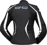iXS Sport LD Damen Tourenjacke RS-600 1.0 in Schwarz-Grau-Weiß, wind- und wasserdicht, mit reflektierenden Elementen
