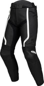 Schwarze und weiße iXS Hose Sport LD RS-600 1.0 für Touring, bequem und strapazierfähig, mit sportlichem Design.