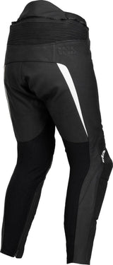 Schwarze und weiße iXS Hose Sport LD RS-600 1.0 für Touren, mit robustem Material und sportlichem Design.