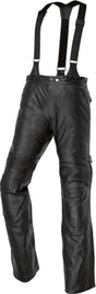 Schwarze iXS Grimstad Tourenhose mit robustem Material und verstellbarem Bund für Motorrad-Touren, auf dem Bild sichtbar.