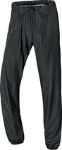 Schwarze iXS Regenhose Croix aus wasserabweisendem Material, ideal für sportliche Regenbekleidung, sichtbar auf dem Produktbild