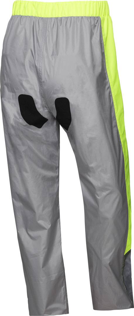 Schwere Regenhose iXS Silver RefleST neon grau, wasserdichte Regenbekleidung mit reflektierenden Elementen, für sicheren Schutz bei Regen.