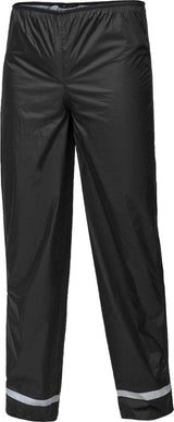 Schwarze iXS Regenhose Light aus wasserdichtem Material, leichte Regenbekleidung für den Schutz bei schlechtem Wetter