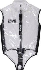 Transparente iXS Regenbekleidung für den Oberkörper, wasserabweisend und bequem, ideal für nasses Wetter.