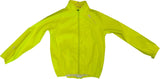 Gelbe iXS Regenjacke Saint Fluo aus wasserfester Regenbekleidung, mit reflektierenden Details für Sichtbarkeit bei Regen.