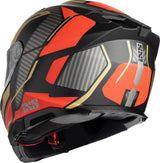 Schwarzer und roter iXS Integralhelm iXS912 SV 2.0 Blade mit mattem Finish, Sichtscheibe und Belüftungsöffnungen.