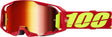 100% Motocrossbrille ARmatic Red - Mirror Red Lens