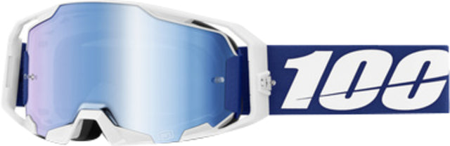 100% Motocrossbrille ARmatic Blue - Mirror Blue Lens