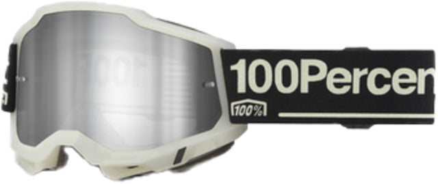100% Motocrossbrille Accuri 2 Glow - Mirror Silver Lens