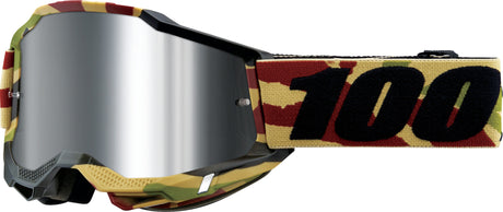 100% Motocrossbrille Accuri 2 Mission - Mirror Silver Flash Lens