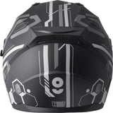 GMS Integralhelm Hexago Graphic in Grau mit modernen Designs, vollständig geschlossen für sicheren Motorradschutz