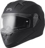 GMS Integralhelm Hexago matt schwarz, Motorradhelm mit schlichter schwarzer Oberfläche und sicherer Passform.