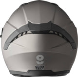 GMS Jethelm Vectus matt titan, leichter Motorradhelm mit UV-Schutz und Belüftung, heben die stilvolle Optik hervor