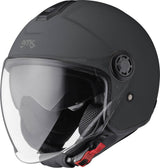 GMS Jethelm Gelato Sesamo, modernes Jethelme mit buntem Design, langlebiges Kunststoffgehäuse, bequemer Sitz, für Motorradtouren