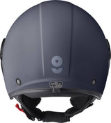 GMS Jethelm Gelato Mora, stilvolle Motorradhelm mit belüftetem Design in bunten Farben, Blick auf das Visier und Innenpolster