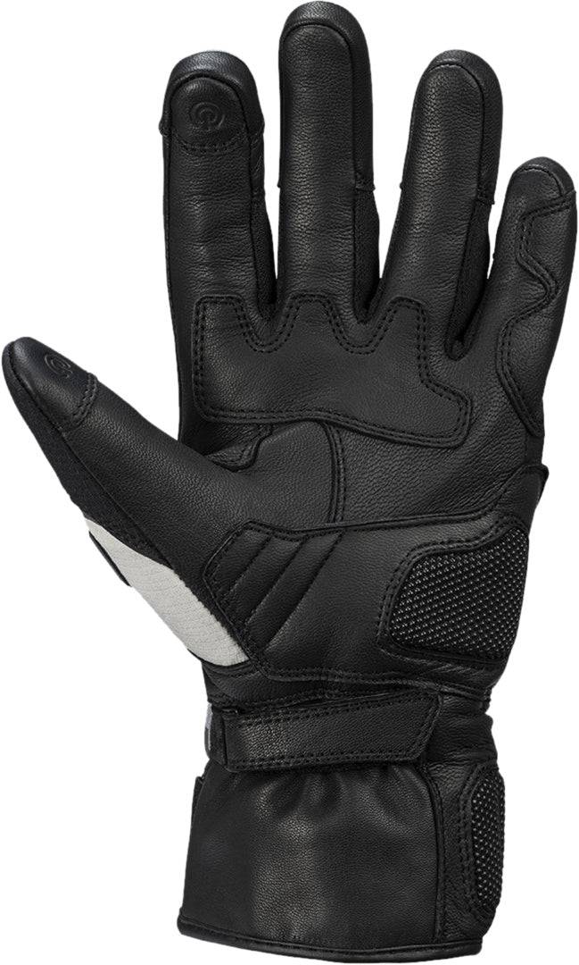 iXS Montevideo-ST Kurzhandschuhe schwarz-hellgrau