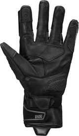 Schwarze iXS Rapid-Air 1.0 Handschuhe aus atmungsaktivem Material, mit robusten Handflächen und flexiblen Gelenkbereichen.