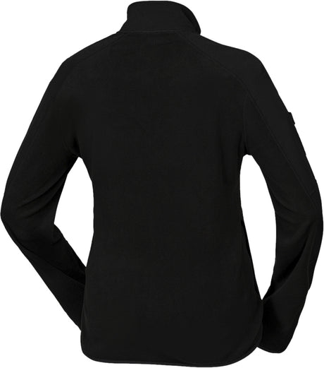 Schwarze iXS Damen 365-TMO 1.0 Funktionsjacke aus wasserdichtem Material, ideal für Outdoor-Aktivitäten.