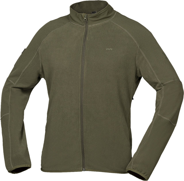 iXS 365-TMO 1.0 Funktionsjacke in Oliv mit wasserdichter und atmungsaktiver Ausstattung, sichtbare Details und Reißverschlüsse