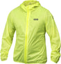 Leichte, neongelbe iXS 365-STX 1.0 Laminatjacke als Regenbekleidung, wasserdicht und atmungsaktiv für Radfahrer.