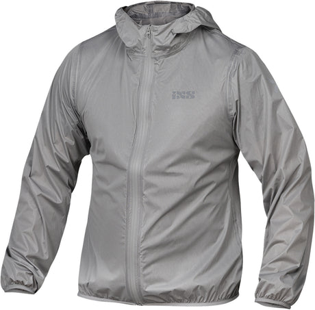 Leichte, hellgraue iXS 365-STX 1.0 Laminatjacke Regenbekleidung, wasserdicht und atmungsaktiv, für Outdoor-Aktivitäten