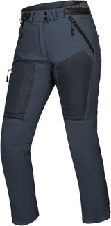 Damen Tourster-BigAir 1.0 Adventure-Hose von iXS in Blau, strapazierfähiges Outdoor-Bekleidungsstück mit elastischem Schnitt.