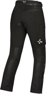 Schwarze Damen-Tourster-BigAir 1.0 Adventure-Hose von iXS mit robustem Material und verstellbaren Schnallen für Outdoor-Aktivitäten