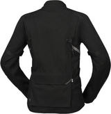 Schwarze Damen Tourster-STX 1.0 Laminatjacke von iXS, wetterfeste Adventure Jacke mit wasserdichter Laminierung.