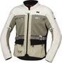 iXS Venture-BigAir 1.0 Jacke in Steingrau-Hellgrau, wetterfeste Adventure-Jacke mit Kapuze und atmungsaktivem Material
