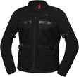 Schwarze iXS Venture-BigAir 1.0 Adventure-Jacke, atmungsaktiv und wetterfest, für Outdoor-Aktivitäten, Detailansicht der Jacke